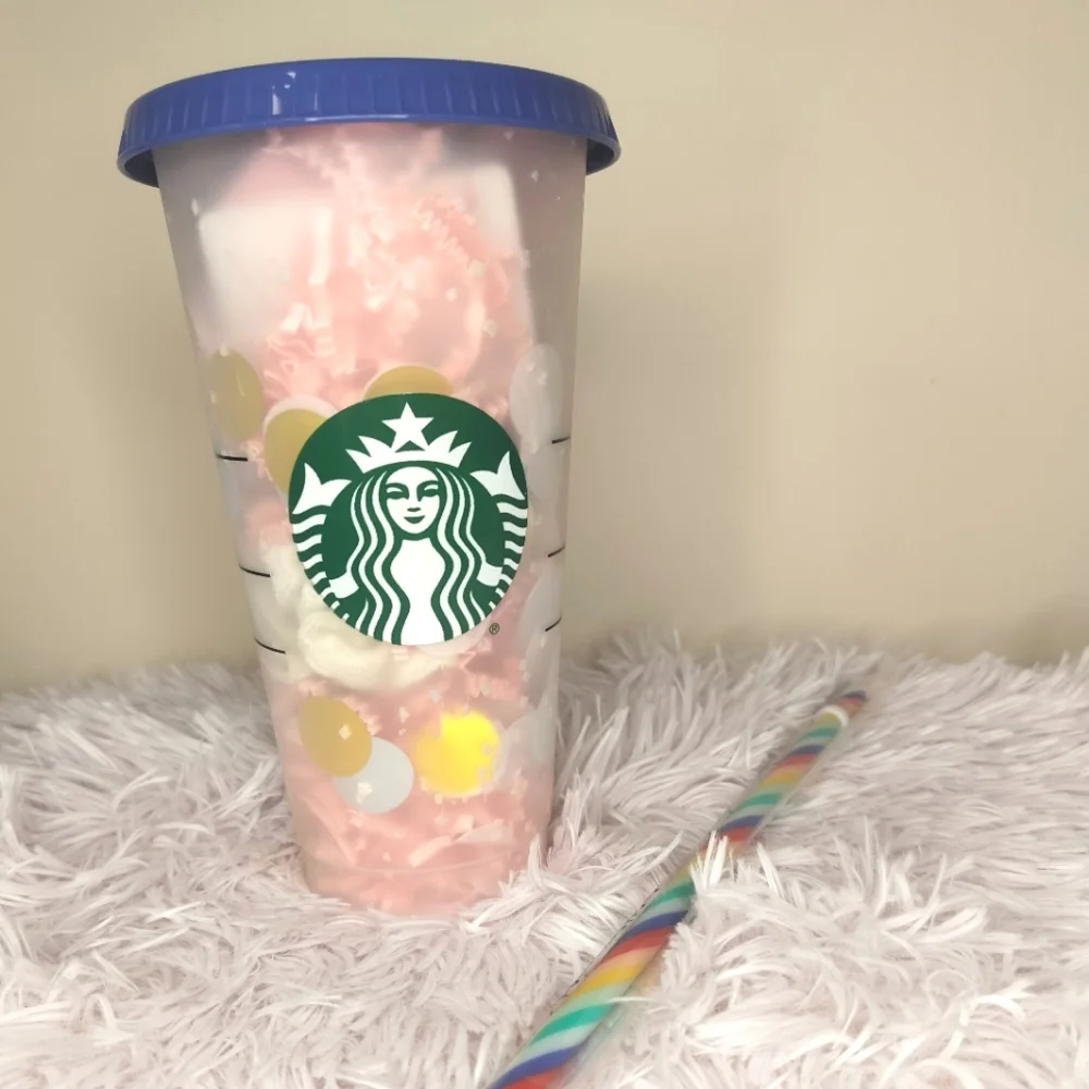 ๐ Gift In A Cup! ๐ Starbucks Cup with 10 Gifts Inside! ๐ - Picture 1 of 13